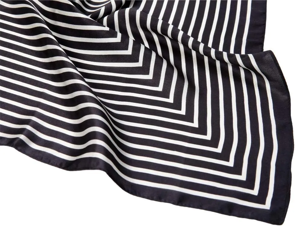 100% Mulberry Silk Scarf Square Hair Scarves Fashion Pattern Neck Scarfs for Women