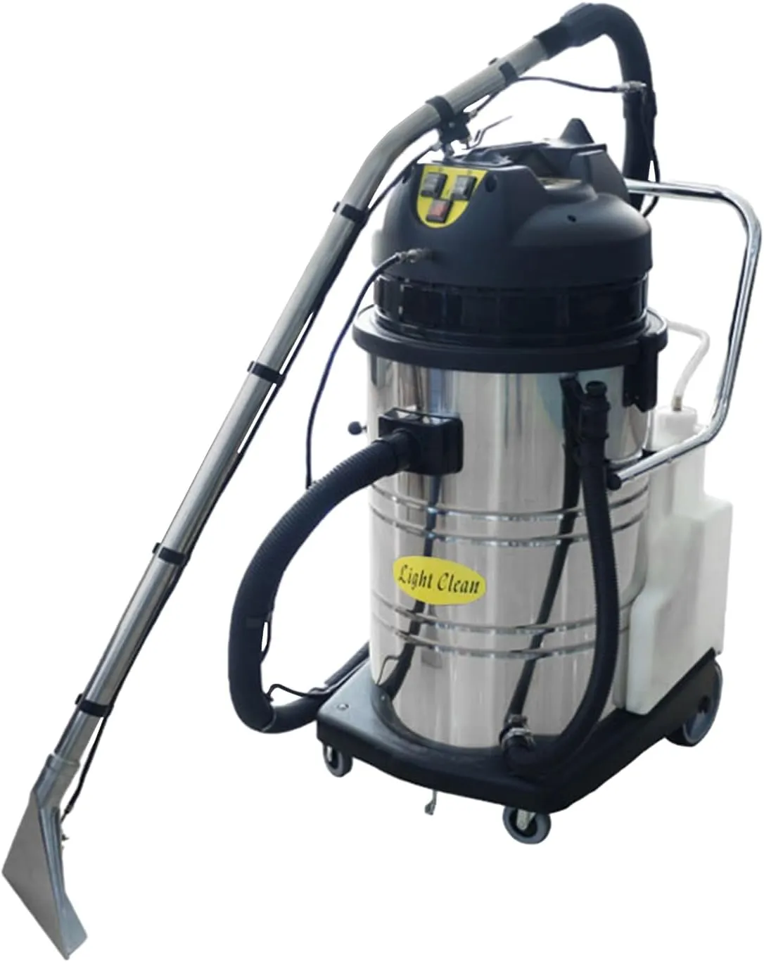 60L Commercial Carpet Cleaner Machine, 3 in 1 Heavy Duty Extractor Vacuum Washing Machine, Portable Carpet Sofa Wet Dry Vacuum Cleaner for Workshop, Car, Garage, Home