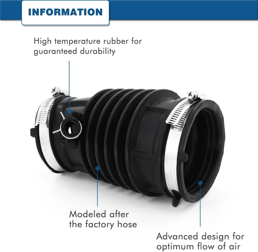 Air Intake Hose Compatible with Honda CRV 2.4L 2015-2016 - Intake Filter Tube Replaces # 17228-5LA-A00 - Air Intake Duct Tube Boot