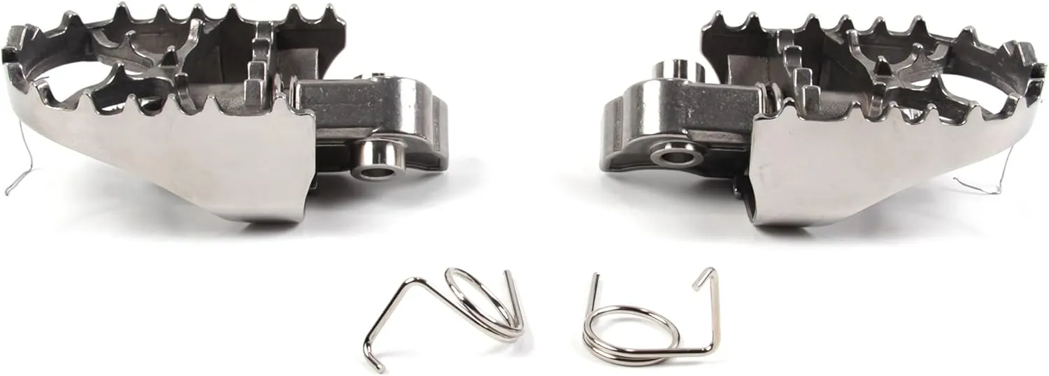 Arashi Front Footrests Foot Rest Peg Rider Pedal for BMW R1200GS 05-12 GSA / F650GS 2000-2007 for DAKAR / F650GS TWIN 2008-2012 / F700GS 12-17 / F800GS 08-18 GSA Motorcycle Accessories Silver 1 Pair