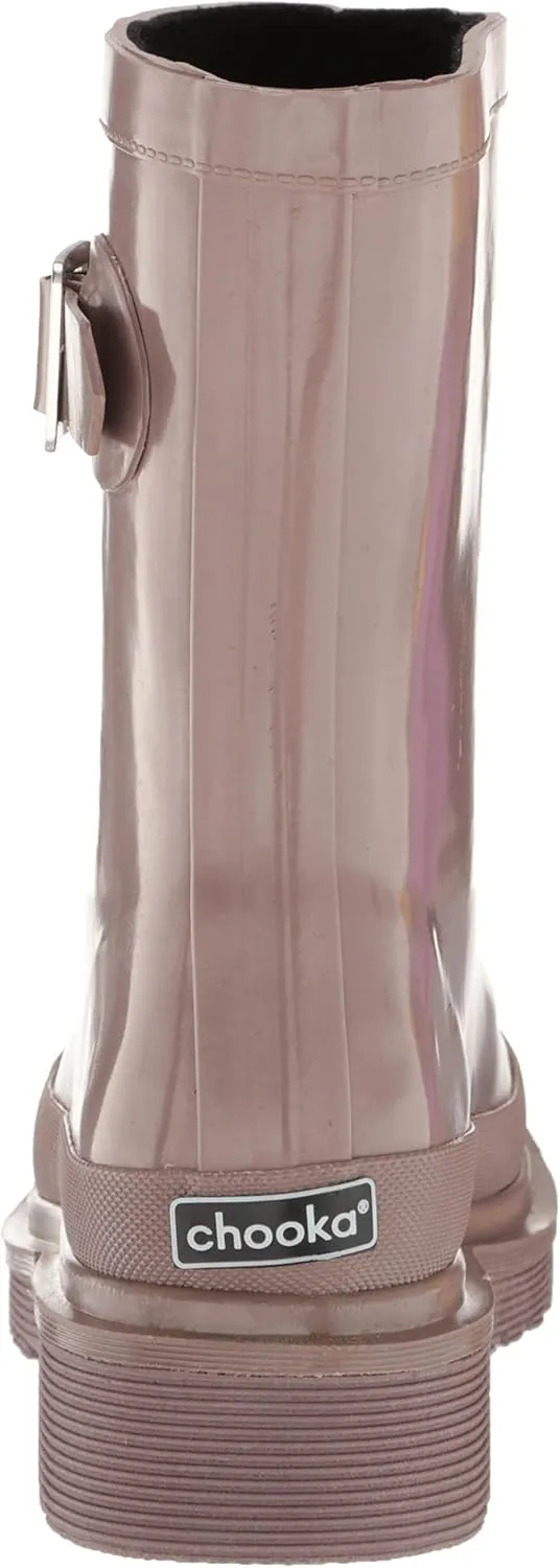 Chooka Girl's Contemporary Waterproof Mid Height Rain Boot