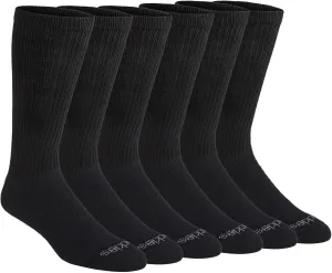Dickies Men's Dri-Tech Moisture Control Boot-Length Socks, 6 & 12 Pairs, Sizes L-XL