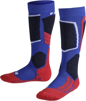 FALKE Unisex Kids SK2 Intermediate Ski Socks, Medium Cushion, 1 Pair