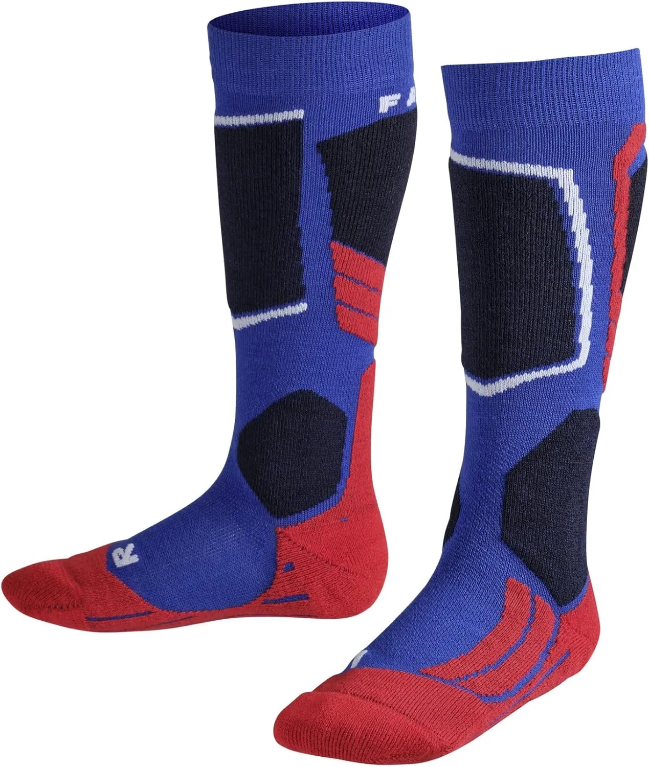 FALKE Unisex Kids SK2 Intermediate Ski Socks, Medium Cushion, 1 Pair