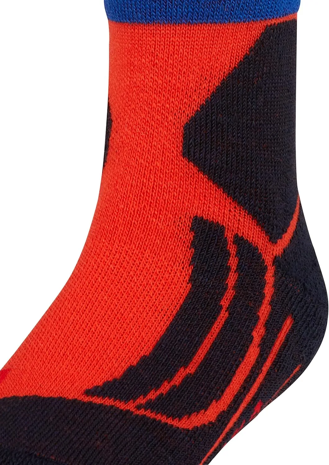 FALKE Unisex Kids SK2 Intermediate Stripes Ski Socks, Padded, 1 Pair