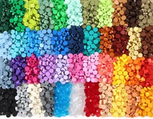 Feleph Custom 1×1 Round Tiles 2200PCS Flat Bricks MOC Parts and Pieces, 44 Colors Bulk Studs Building Accessories for Smooth Surface, Mosaics and Pixel Art Toy Dots Compatible with Major Brands 98138