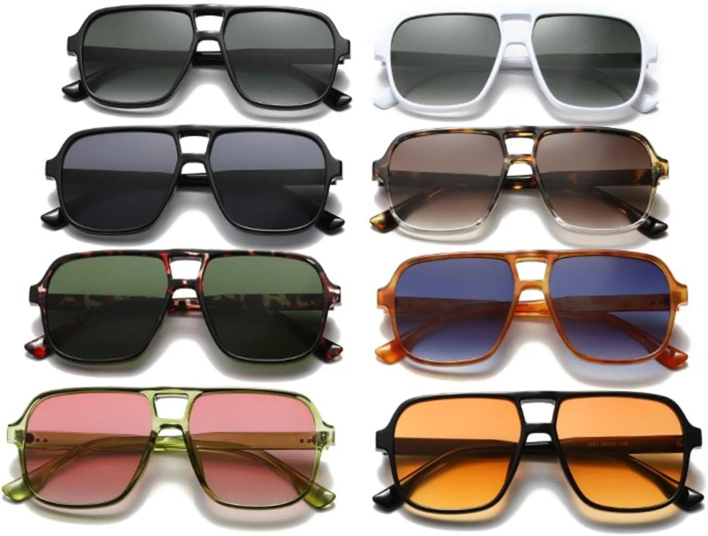 Flat Top Women Sunglasses Retro Shield Shape Classic Sun Glasses Man Fashion Female Vintage Eyewear Uv400 Shades