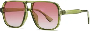 Flat Top Women Sunglasses Retro Shield Shape Classic Sun Glasses Man Fashion Female Vintage Eyewear Uv400 Shades