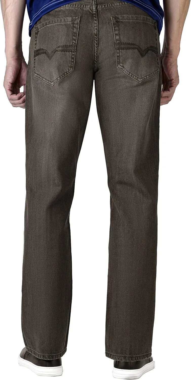 Flypaper Men’s Fashion Bootcut Blue Jeans Regular Fit Mens Work Pants