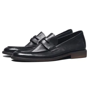 Handmade Full Grain Leather Penny Loafer Shoes