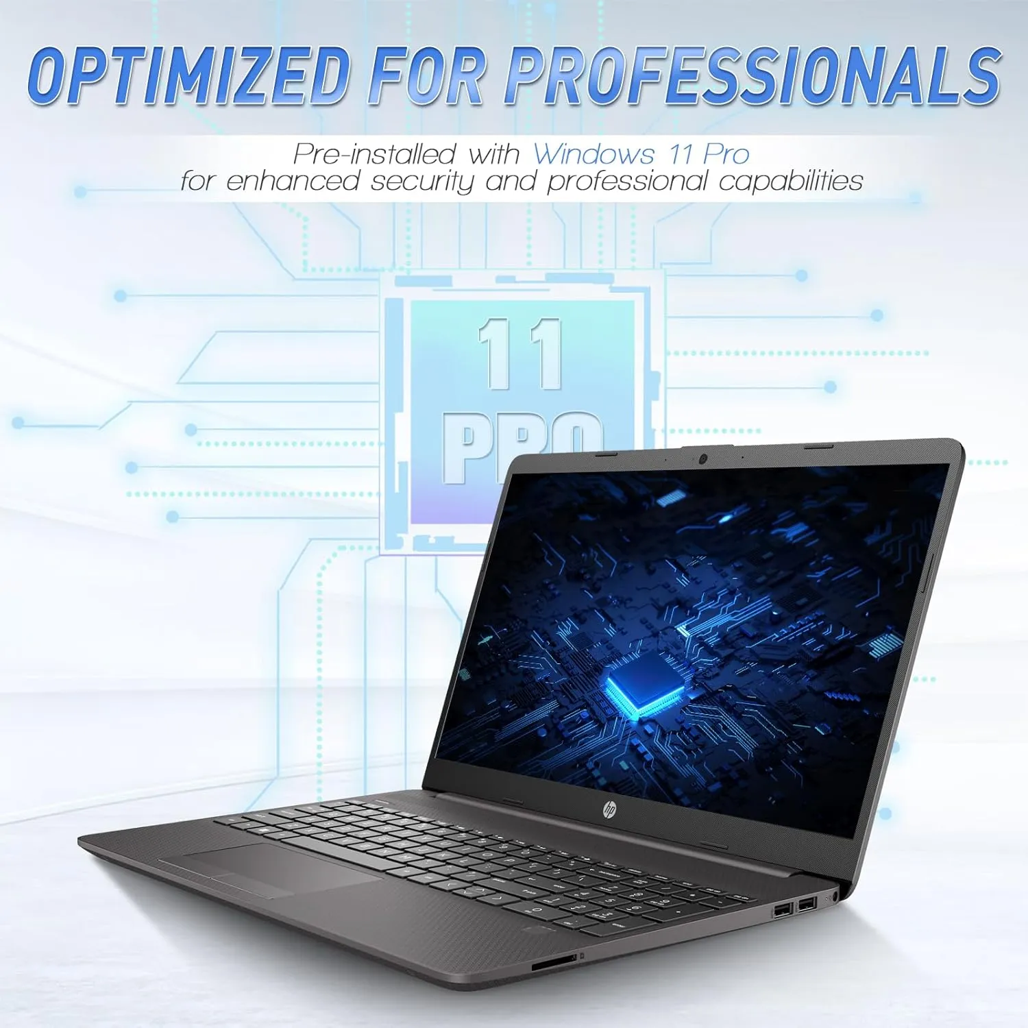 HP 15 FHD Business UltraBook Laptop • 32GB RAM • 2TB PCIe SSD • Powerful AMD Performance • Copilot AI-Ready • Ethernet Port • Long Battery Life • Windows 11 Pro – Built for Professionals