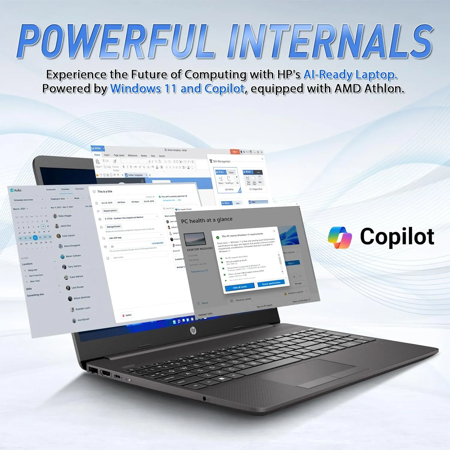 HP 15 FHD Business UltraBook Laptop • 32GB RAM • 2TB PCIe SSD • Powerful AMD Performance • Copilot AI-Ready • Ethernet Port • Long Battery Life • Windows 11 Pro – Built for Professionals