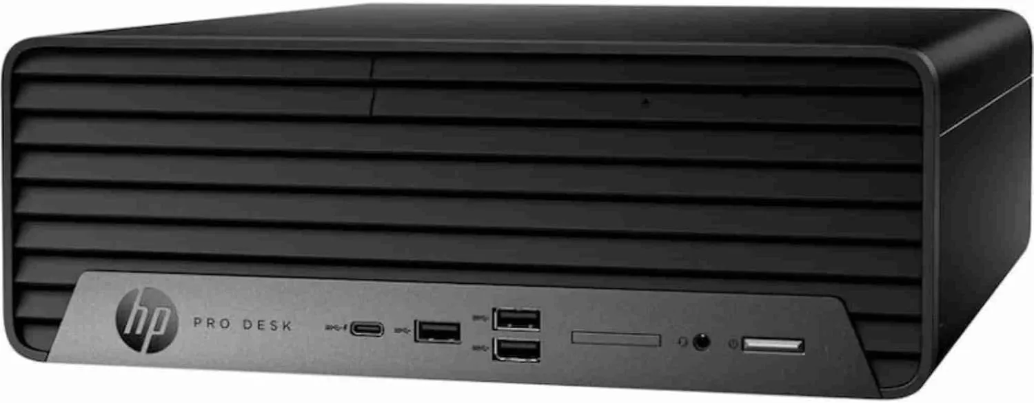 HP ProDesk 400 G9 SFF Business Desktop Computer, Intel CPU, 32GB RAM, 1TB PCle SSD, Dual 4K Display Support, USB-C, HDMl, RJ-45, Wi-Fi, Wired Keyboard & Mouse, Windows 11 Pro