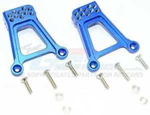 HPI Venture FJ Cruiser Upgrade Parts Aluminum Adjustable Rear Damper Mount - 1Pr Set Blue