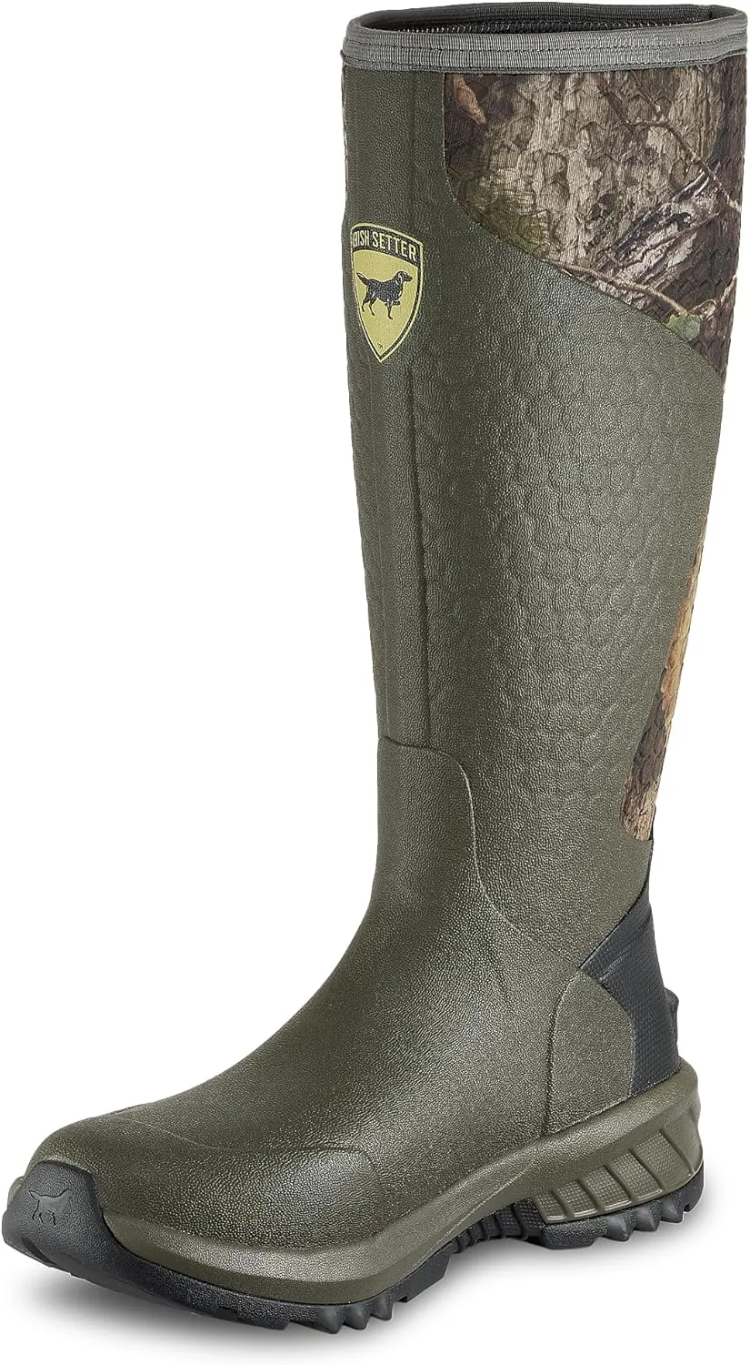 Irish Setter, MudTrek, Unisex, 17", Waterproof, Athletic Fit, Hunting Boot, Mossy Oak Country DNA, 5 E (Wide)