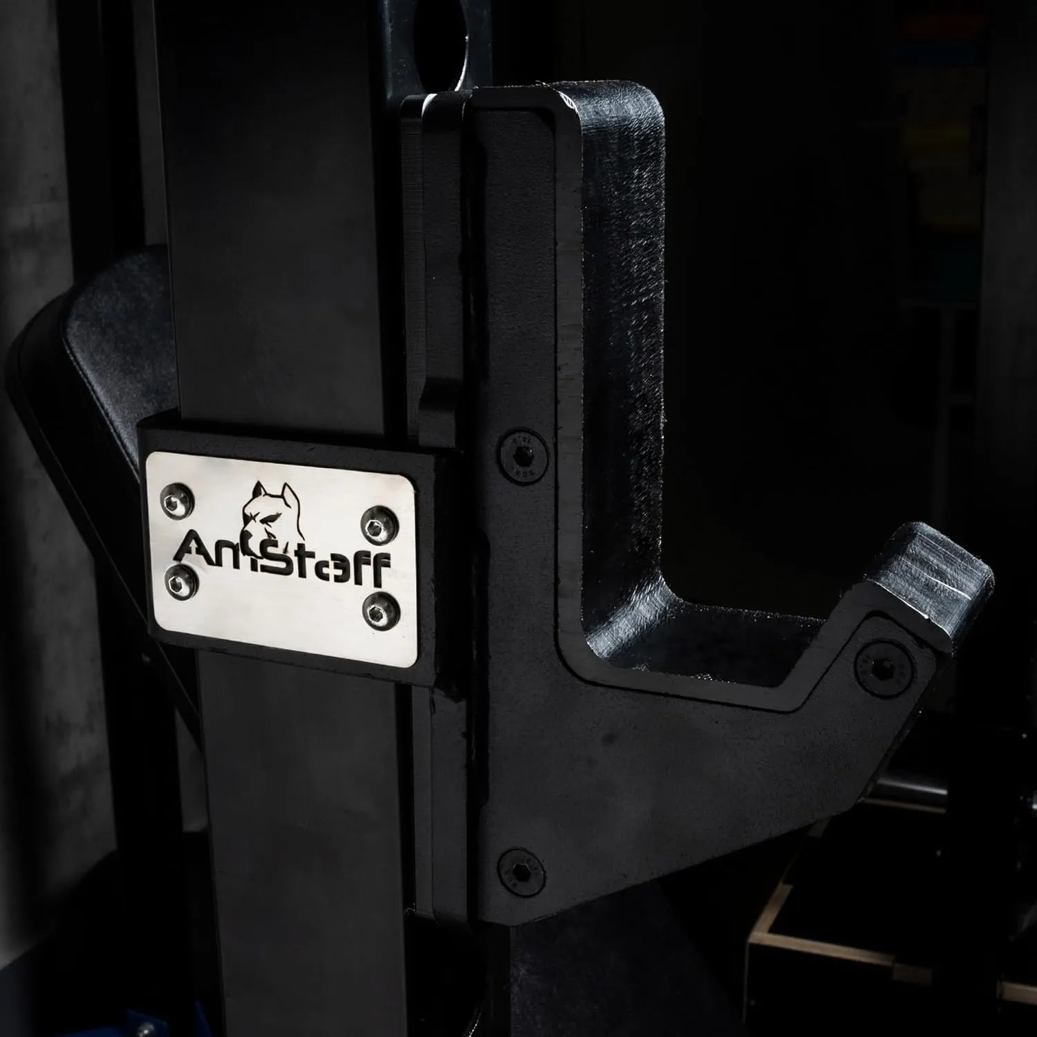 J-Hooks J-Cup Power Rack for 2"x 2" 2.5"x2.5" 3"x3" Tube Squat Rack Attachment, Barbell Holder for Power Cage, Heavy Duty 1000 LB Capacity, (Set of 2)
