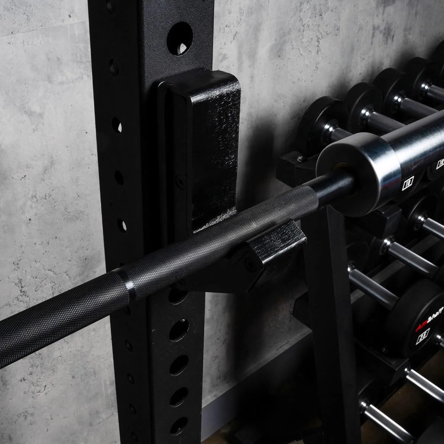 J-Hooks J-Cup Power Rack for 2"x 2" 2.5"x2.5" 3"x3" Tube Squat Rack Attachment, Barbell Holder for Power Cage, Heavy Duty 1000 LB Capacity, (Set of 2)