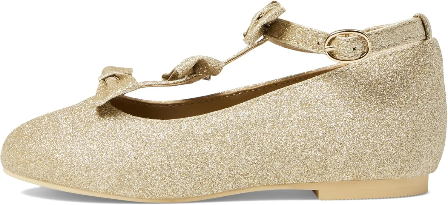 Janie and Jack Girl's T Strap Flat (Toddler/Little Kid/Big Kid)