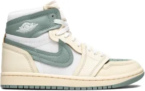 Jordan Women's 1 MM High Legend Sand/Jade Smoke-Sail (FB9891 104) - 9