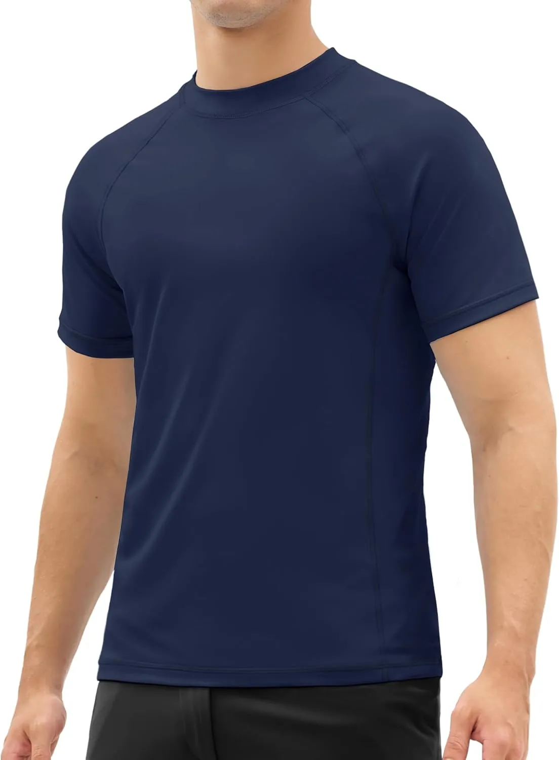 MAGCOMSEN Men's Rash Guard Swim Shirts UPF 50  Sun Protection Quick Dry Fishing Water Shirts