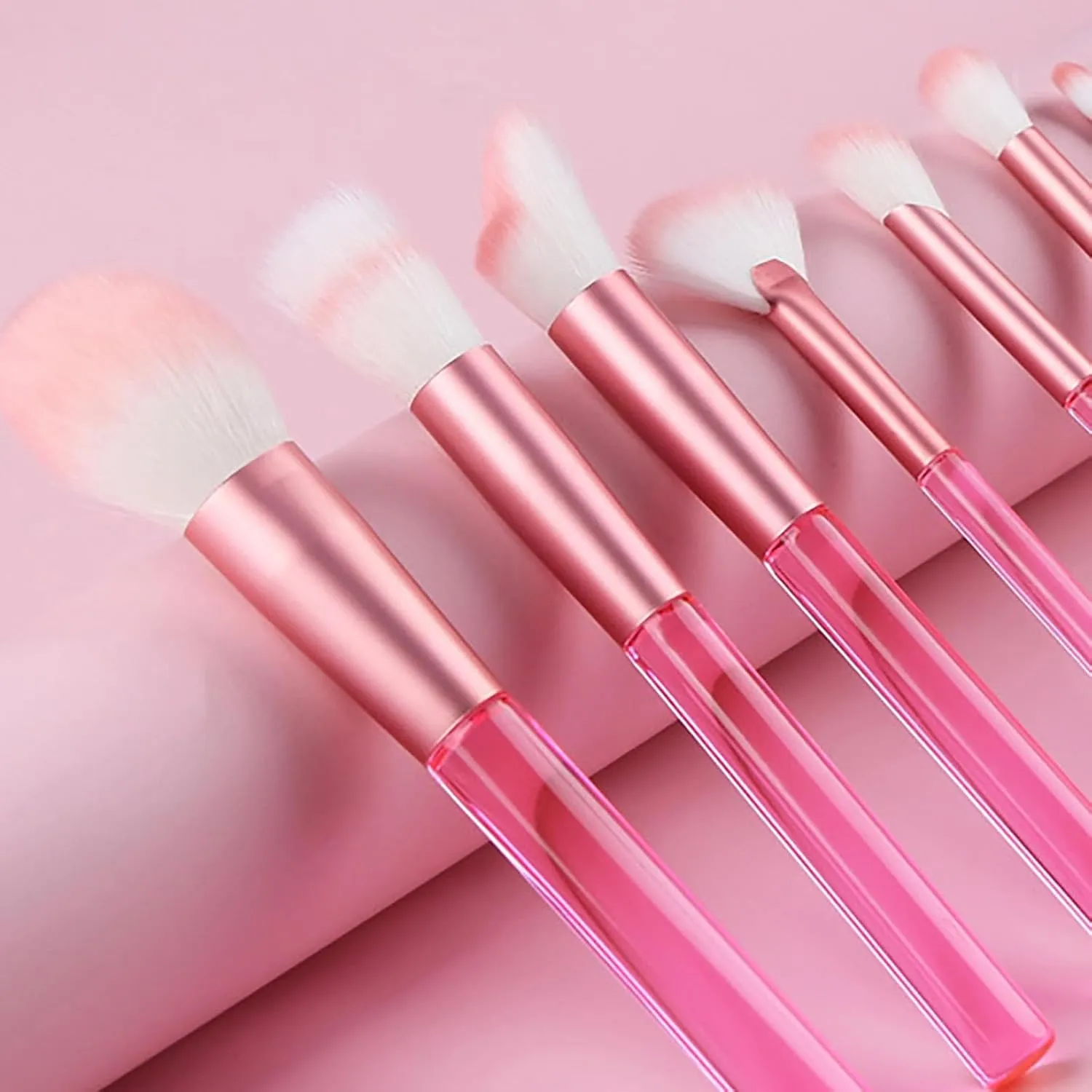 Makeup Brush Set with Storage Case, 9 Pcs Premium Synthetic Flat Foundation Brush,Powder Eyeshadow Blending Eyeliner Contour Concealer Brushes for Makeup,Birthday Gifts for Women