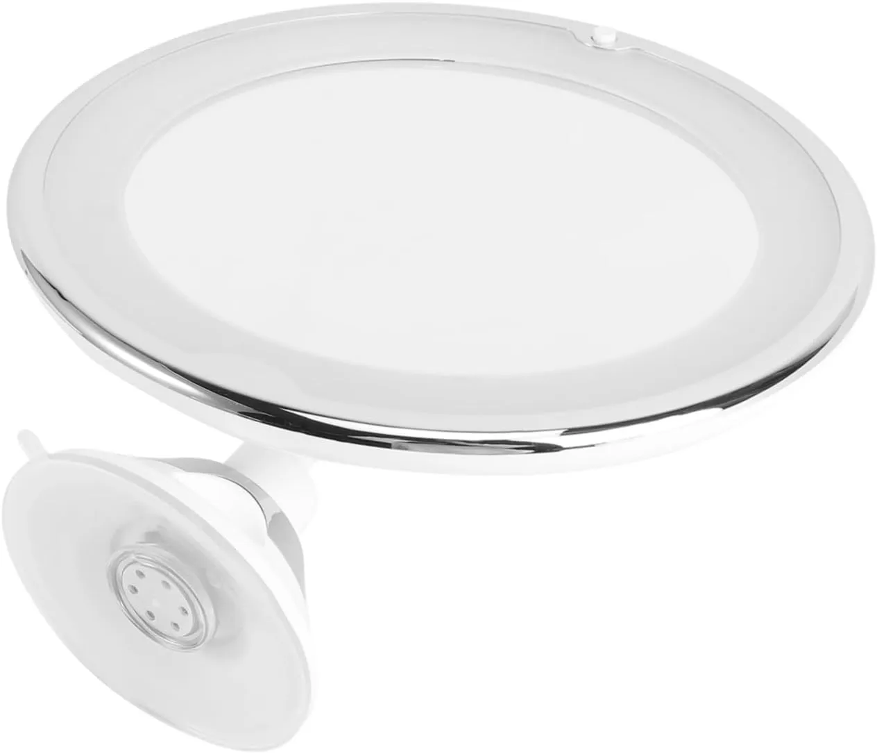 Makeup Mirror with 7X Magnification and Suction Cup Large Round Cosmetic Mirror for Bathroom Vanity