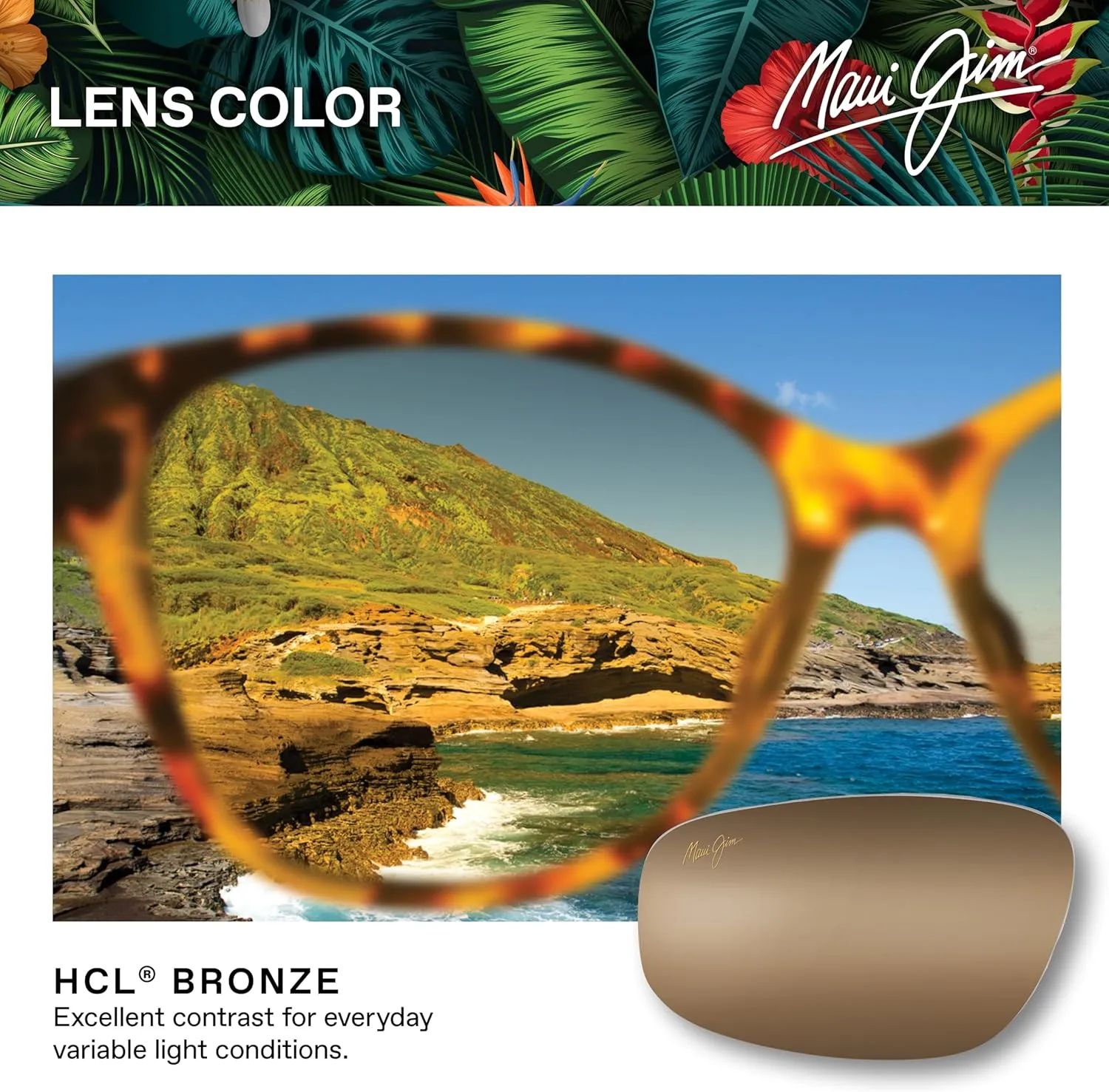 Maui Jim Men's and Women's Valley Isle Polarized Classic Sunglasses