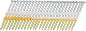 Metabo HPT Framing Nails | 2-3/8 Inch x .113 | 21 Degree | Flat Round Head | Ring Shank | 1,000 Count | 20161SHPT