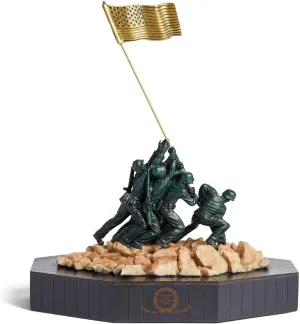 Military Gift Shop Large Marine Corps Iwo Jima Statue - Detailed, USMC WW2 War Memorial - Marine Corps Gifts or Office Décor | Disabled USMC Vet Owned Small Business