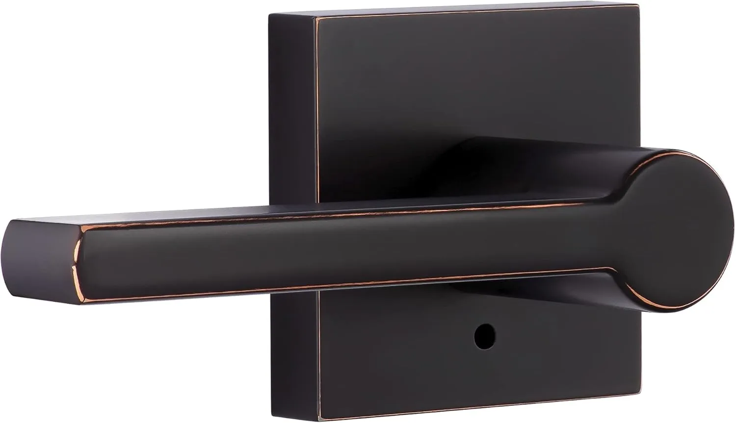 Miseno MLK3022 Lorton Flat Bar Privacy Door Lever Set - Oil Rubbed Bronze