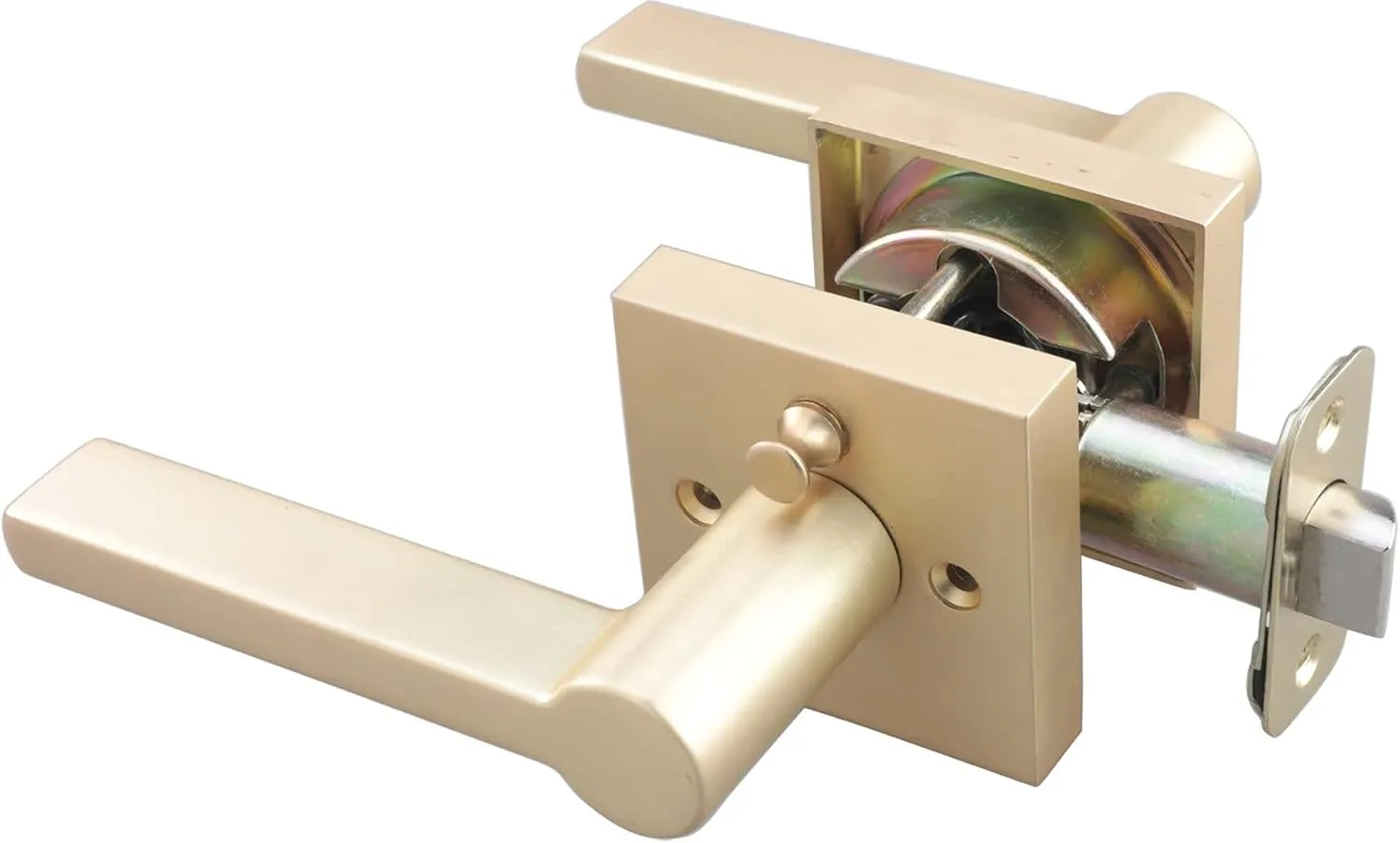 Miseno MLK3022 Lorton Flat Bar Privacy Door Lever Set - Oil Rubbed Bronze