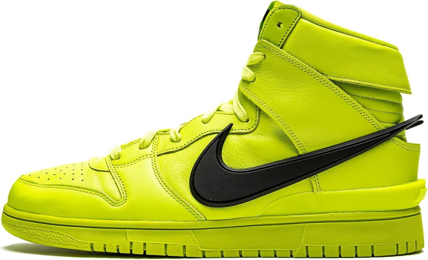 Nike Mens Dunk High CU7544 300 Ambush - Flash Lime - Size 9.5