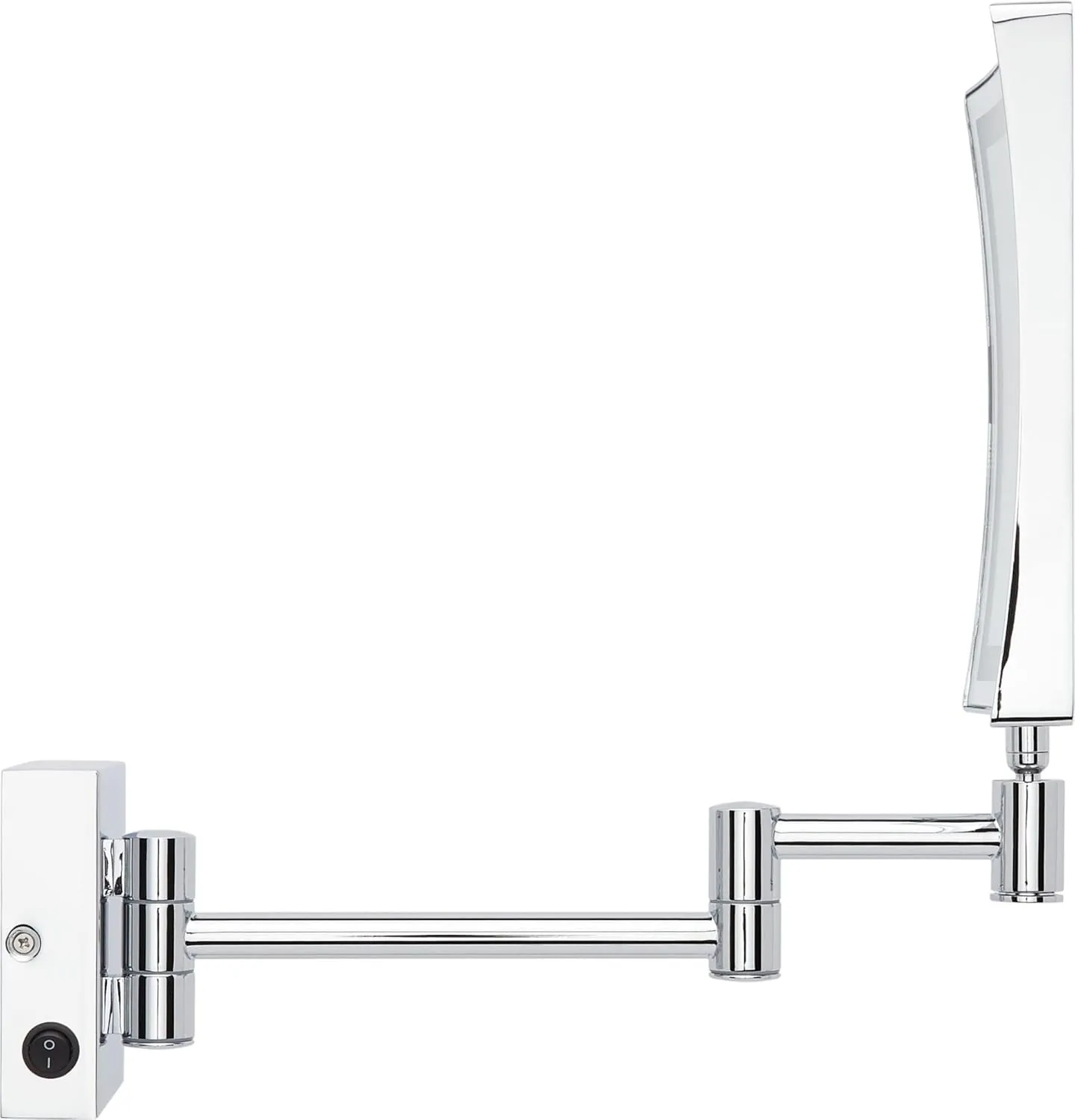 Signature Hardware 481283 Norabel 12-3/4" x 9-1/2" Framed Make Up Mirror - Chrome