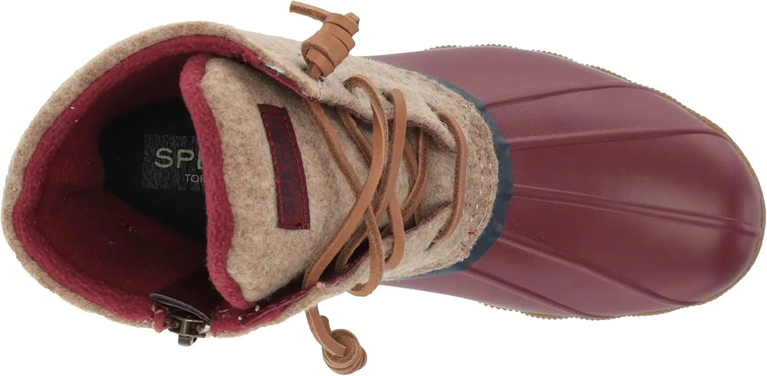 Sperry Women's Saltwater Emboss Wool Boots