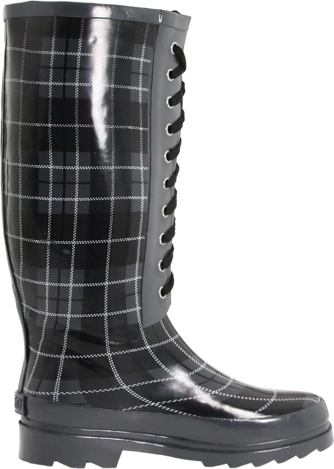Sporto Women's Twinkle Lace-up Rain Boot