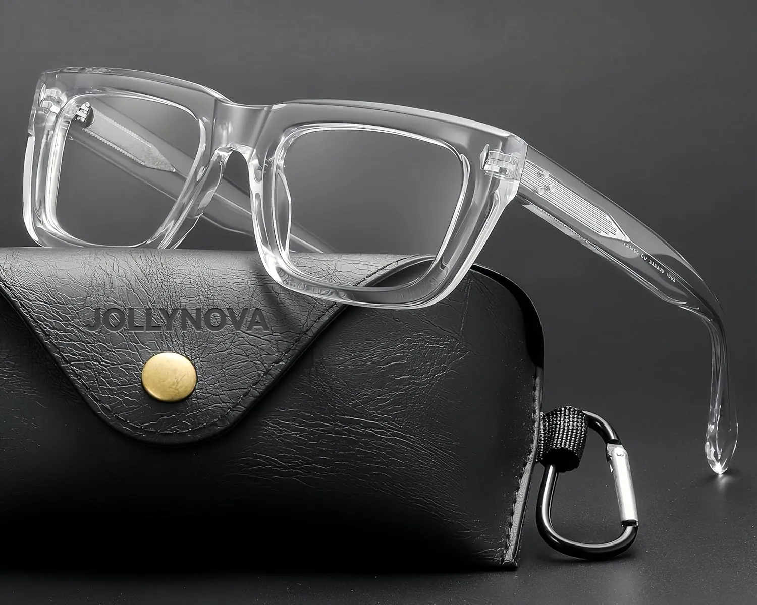 Sutton Retro Rectangle Acetate Thick Glasses Frame Prescription Optical Eyewear for Women Men 53-21-148mm