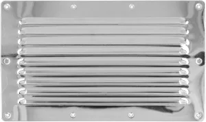Venting Panel, 250x150mm Air Vent Louver Grill Cover Stainless Steel Rectangular Duct Ventilation Marine Hardware for Boat Yacht RV Caravan