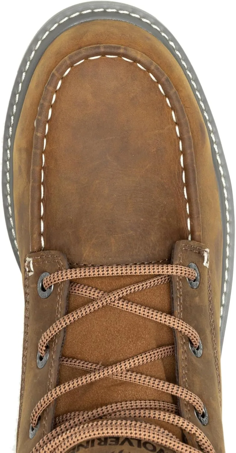 Wolverine Men's Trade Wedge Waterproof 6 " Construction Boot
