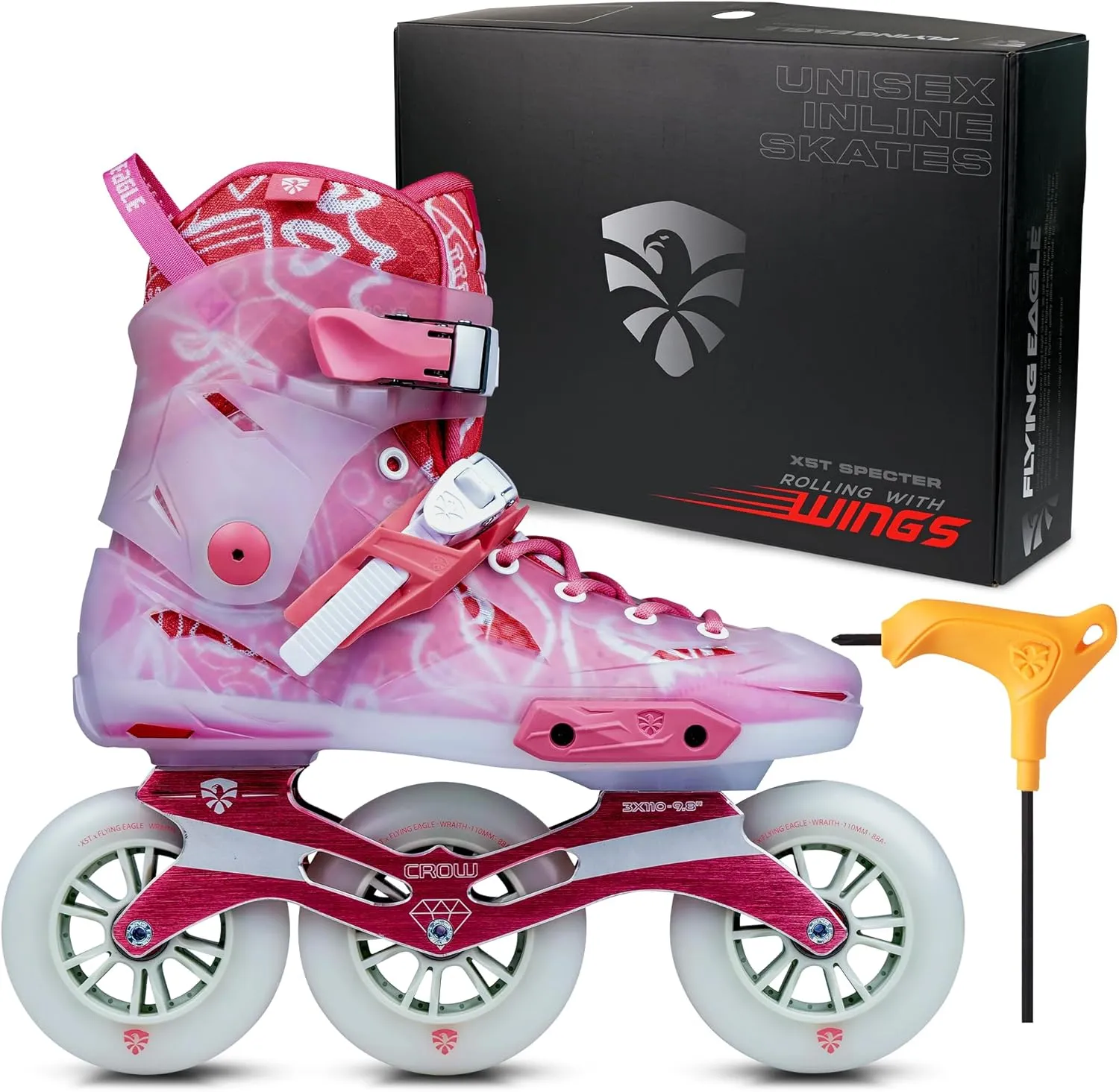 X5T Wraith Skates - Black/Grey